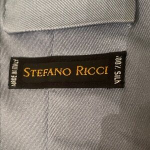 Stefano Ricci Gray 100% Silk Tie